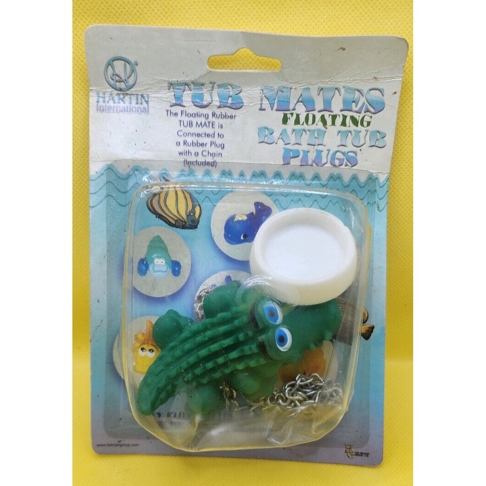 Vintage Tub Mates Floating Bath Tub Plug (Alligator) New in‎ Package